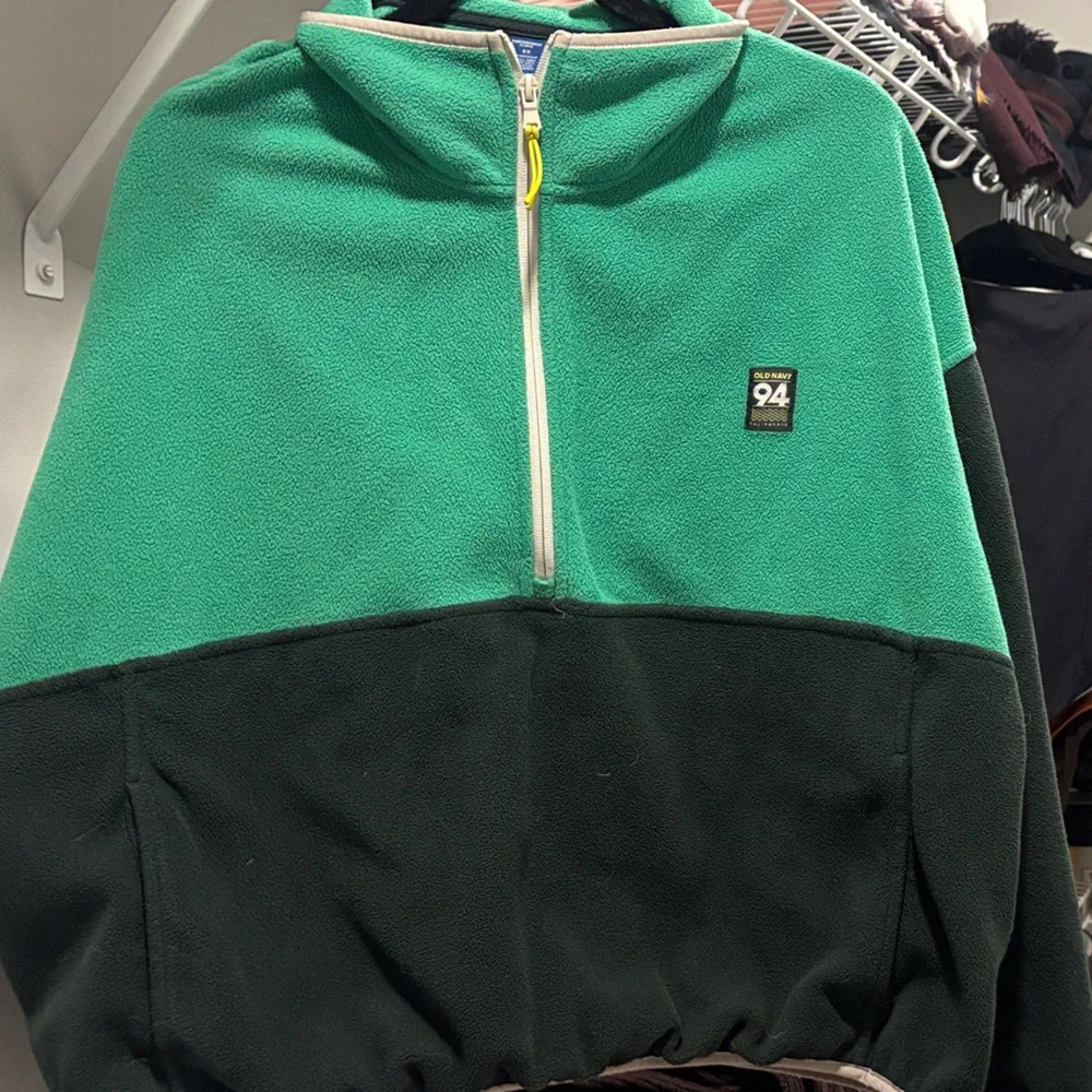 Old Navy Green and Black Women's Sweater Cardigan - Picture 5 of 5